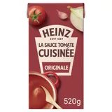 Sauce tomate ail & oignon HEINZ la brique de 520 g thumbnail 1