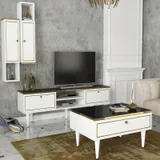 Table Téléviseur Ravenna Blanc 1.80M T804/TABLE Basse B804 thumbnail 1