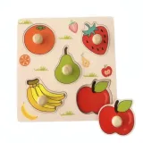 Puzzle Fruits Bois Montessori thumbnail 1