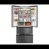 Refrigerateur Midea Side By Side 4PORTES 692LITRES Inverter Gris MDRF692 thumbnail 3
