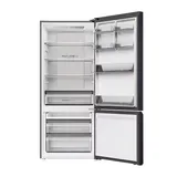 Refrigerateur Haier Combine 3 tiroirs 460 litres Noir HRF460BMB thumbnail 5