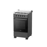 Cuisiniere Midea 4FEUX 60X60 A Gaz Noir 60TMG4G081B thumbnail 1