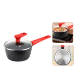 Casserole Decakila 16 cm Granit - Induction et Manche Rouge thumbnail 1