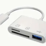 ADAPTER - Lecteur carte mémoire 3-en-1 USB Type C thumbnail 1
