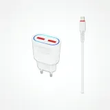 Chargeur Mural Power 12W Double Ports USB ICONIX IC-HC1022 thumbnail 1