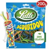 LUTTI- Scoubidou Bonbons aux fruits 200G thumbnail 1