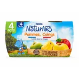 NESTLÉ – Purée de Fruits Naturnes - Pomme & Coing de 4 à 36 Mois – 4 x 130 g thumbnail 1