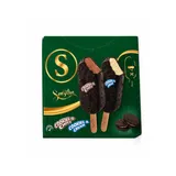 Sensation – Bâtonnets de glace - Cookies & Choco x Cookies & Cream  – 4 x 120 ml thumbnail 1