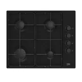 Plaque Beko Encastrable 60X60 A Gaz Noir HIGG64123SBL thumbnail 1