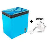 Congelateur Walton Coffre 145LITRES Bleu WCF1D5DELXX + Batteuse Offert thumbnail 6