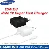 Chargeur Rapide USB-C 25W pour Samsung S8 et Autres Modèles thumbnail 1