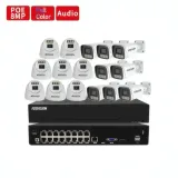 Kit NVR 16 Canaux FOSVISION 4K avec Caméras de Surveillance thumbnail 1