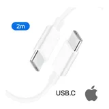 CABLE MACBOOK MAGSAF 2 USB C 2M blanc thumbnail 3