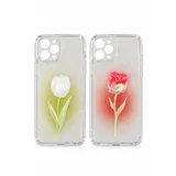 Coques iPhone 11 Pro Max x2 – Motif Floral thumbnail 1
