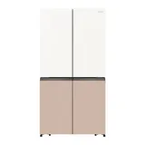 Refrigerateur Hisense Side By Side 4PORTES 560LITRES Verre Colore RC73WC4SW thumbnail 1