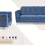 Salon Canapé 7 places Couleur Au Choix Astral thumbnail 5