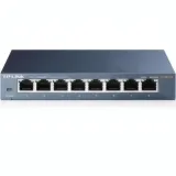 TP-LINK TL-SG108 Switch 8 ports Gigabit 10/100/1000 Mbps - Boîtier métal thumbnail 1