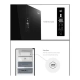 Refrigerateur Haier Combine 3 tiroirs Noir HRFIVB298VN thumbnail 4