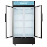 Refrigerateur Hisense Vertical 2 portes Vitrine Noir FL81WC thumbnail 2
