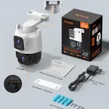 Tenda CH9 Caméra Surveillance WiFi Extérieure Double Objectif 2K+2K thumbnail 3