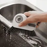 Brosse de nettoyage de rail de fenêtre 2-en-1 thumbnail 1