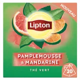 LIPTON-Thé Vert Pamplemousse Mandarine 20 sachets thumbnail 1