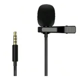 Micro Clip on - USB 3,5 mm Plug and Play - noir thumbnail 1