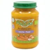 Malaïka – Pot pour bébé Sans gluten - Carotte, Poulet – Dès 6 mois – 190 g thumbnail 1