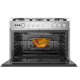 Cuisiniere Hisense 5 feux 90X60 à Gaz Gris HFG90335RX thumbnail 2