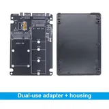 Adaptateur M.2 NGFF / mSATA SSD vers SATA 3.0 – Convertisseur 2 en 1 thumbnail 1
