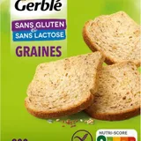 GERBLE – Pain Graines Sans Gluten et Sans Lactose - 200 g thumbnail 1