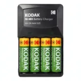 Chargeur Kodak K620 avec 4 Piles Rechargeables AA 2100mAh thumbnail 1