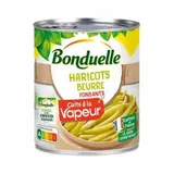 Bonduelle – Haricots Beurre Cuits à la Vapeur – 590 g thumbnail 1