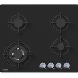 Plaque De Cuisson Haier Encastrable 4FEUX A Gaz 60X60 Noir HOB760B thumbnail 1