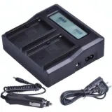 Chargeur Numérique Double LCD pour Batteries Sony BP-U60/BP-U30B/BP-U90 thumbnail 1