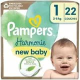 PAMPERS - Couches Harmonie New Baby T1 (2-5 Kg) - 22 Couches thumbnail 1