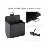 Pochette de Rangement Voiture – Clés, Téléphone, Argent - Couleur Noir thumbnail 1