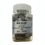 Connecteurs RJ45 Cat 6 FTP Fer Blindé - Pot de 100 pièces thumbnail 1