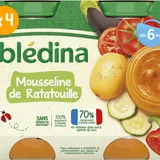 BLEDINA - Petits pots - Mousseline de Ratatouille - 2X200g thumbnail 1