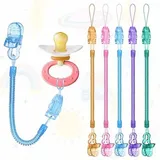 Attache Sucette Vicloon – Lot de 5, Pince Chaîne Résistante & Polyvalente thumbnail 1