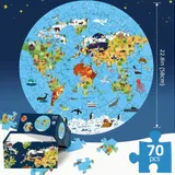 Puzzle Sol Animaux - 70  pièces thumbnail 1