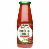 SACLA - Purée de tomate bio, passata à l'italienne -  Bouteille de 680g thumbnail 1