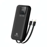 Power Bank Baraka 20000mAh Noir avec Câbles Type-C et Lightning thumbnail 1