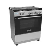 Cuisiniere Solstar 5FEUX 80X60 Full Option Silver SO-582GGINVSS thumbnail 1