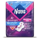 NANA - Goodnight Serviettes Ultra Larges avec Ailettes x10 thumbnail 1