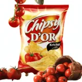 CHIPSY D'OR- Chips saveur Ketchup - 35G thumbnail 1