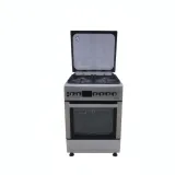 Cuisinière ASTECH CK66ELCF 60/60 4 feux inox avec écran et chaleur tournante thumbnail 1
