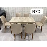 Table à Manger 6 places Extensible B70 thumbnail 1