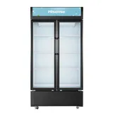 Refrigerateur Hisense Vertical 2 portes Vitrine Noir FL81WC thumbnail 1