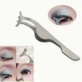 Ensemble d'outils d'extension de cils en acier inoxydable, 2 pièces thumbnail 1